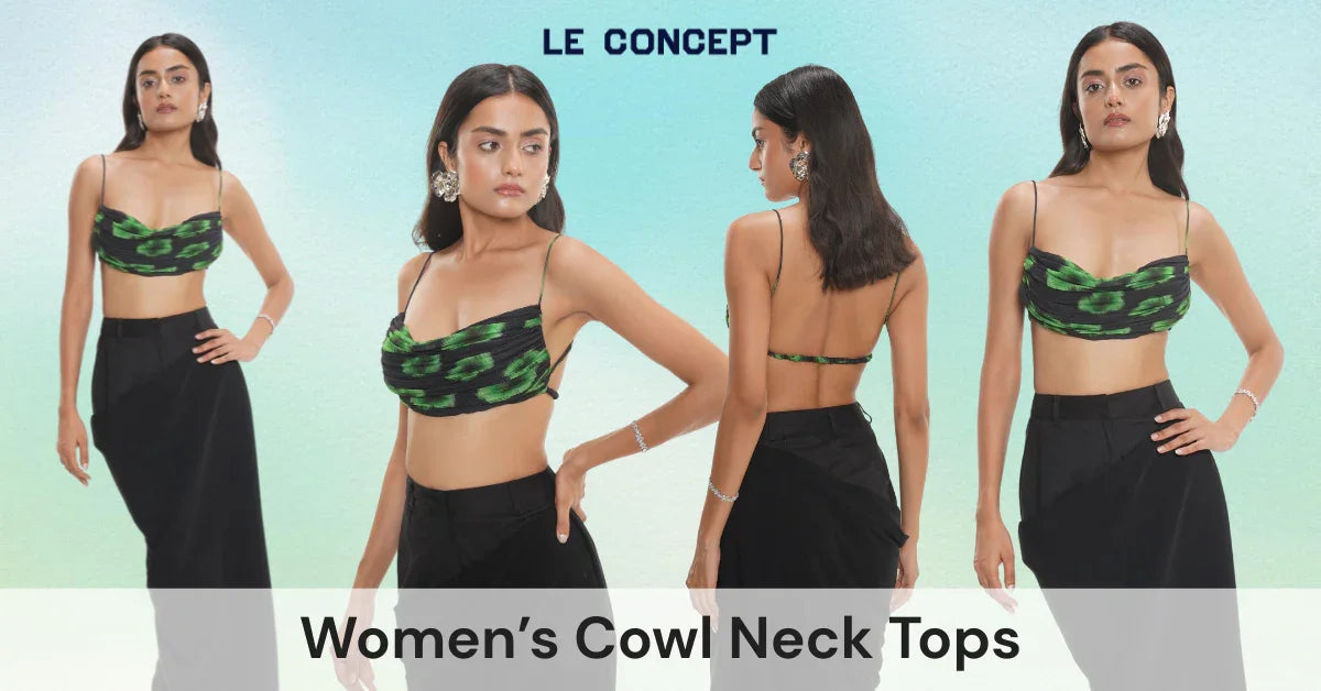 thumbnail image 2 of Women's Cowl Neck Tops: The Elegant Trend You Need In 2025 – Le Concept 2 of 14