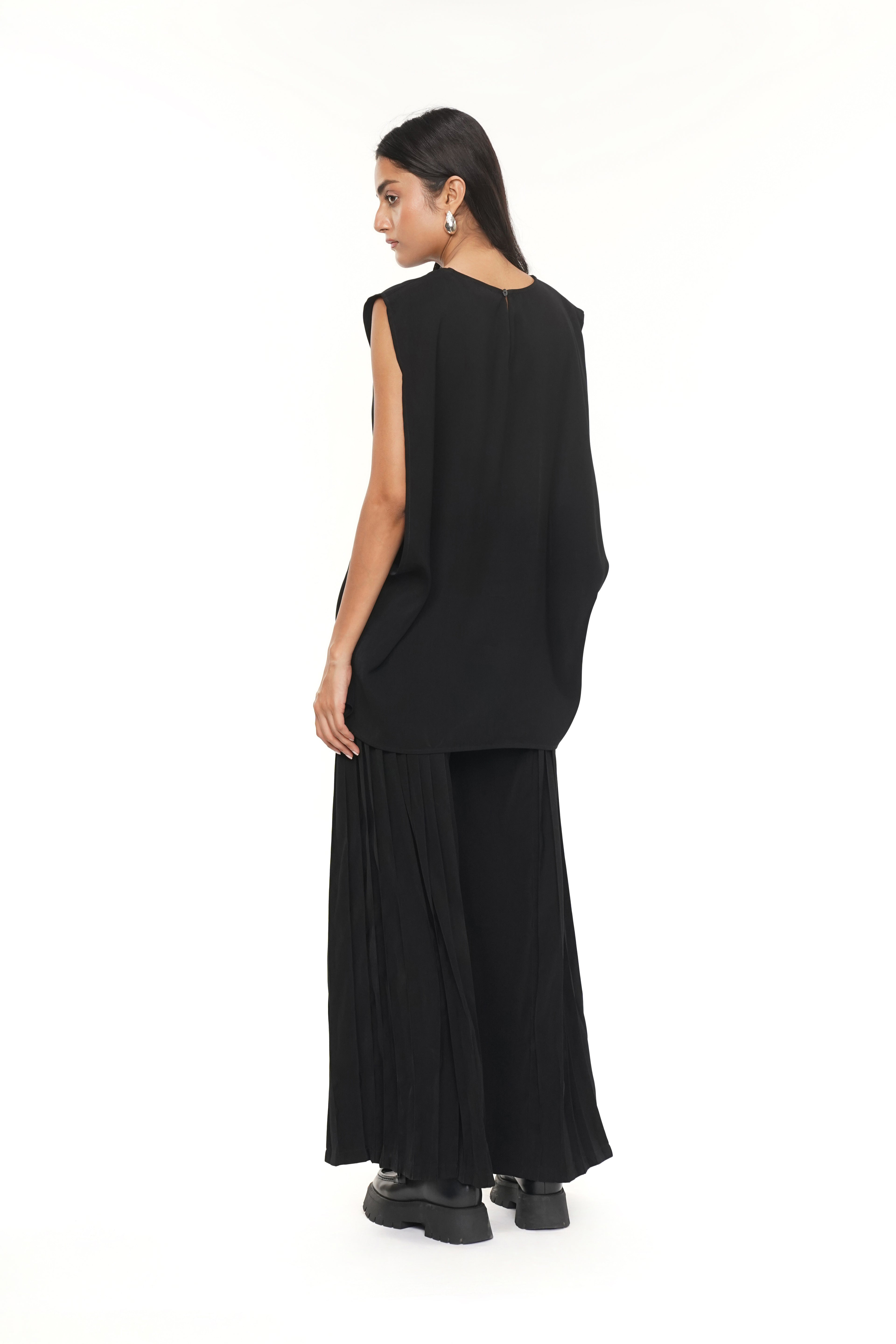Zimmer Black Crepe Kaftan
