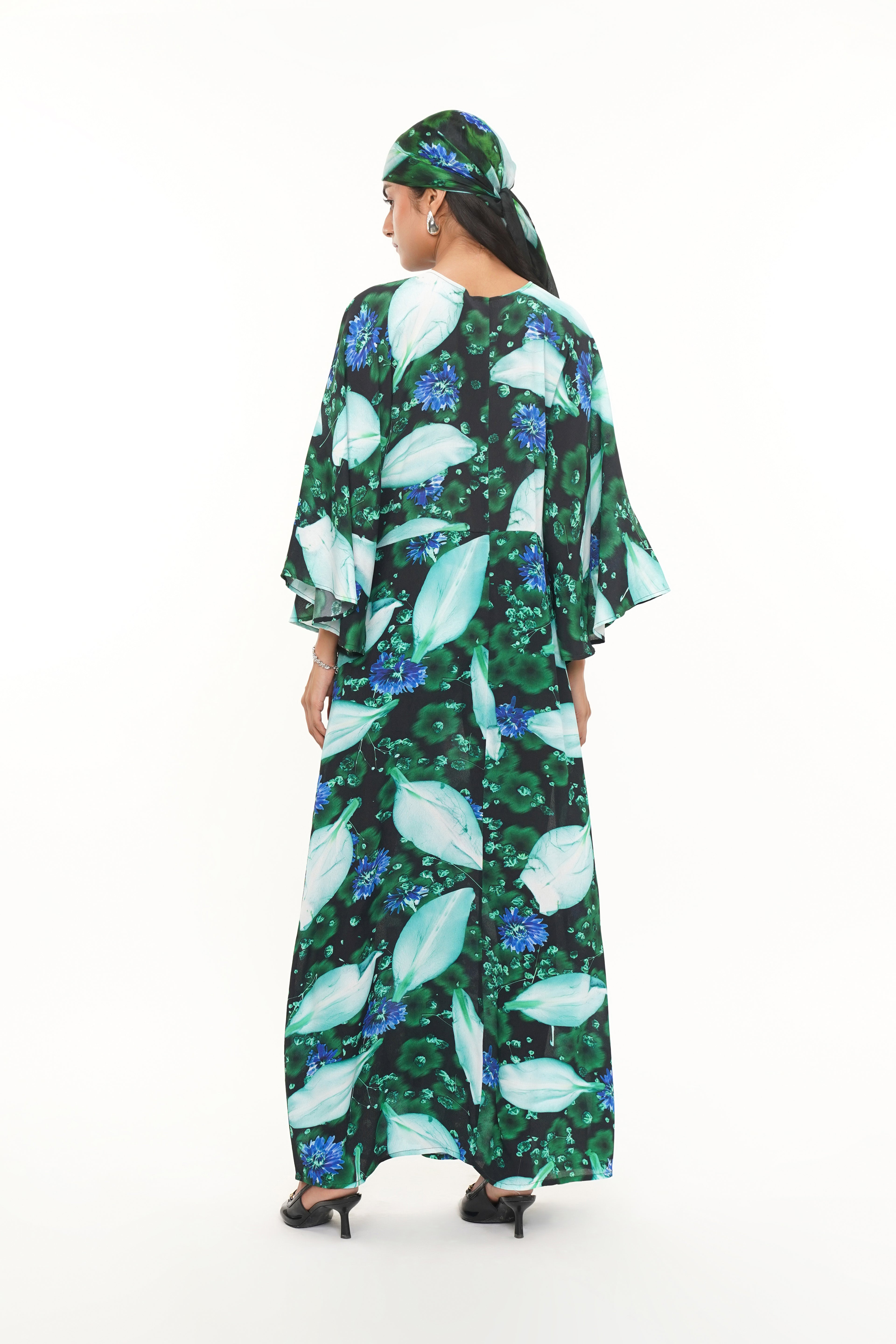 Kaif Printed Crepe Kaftan