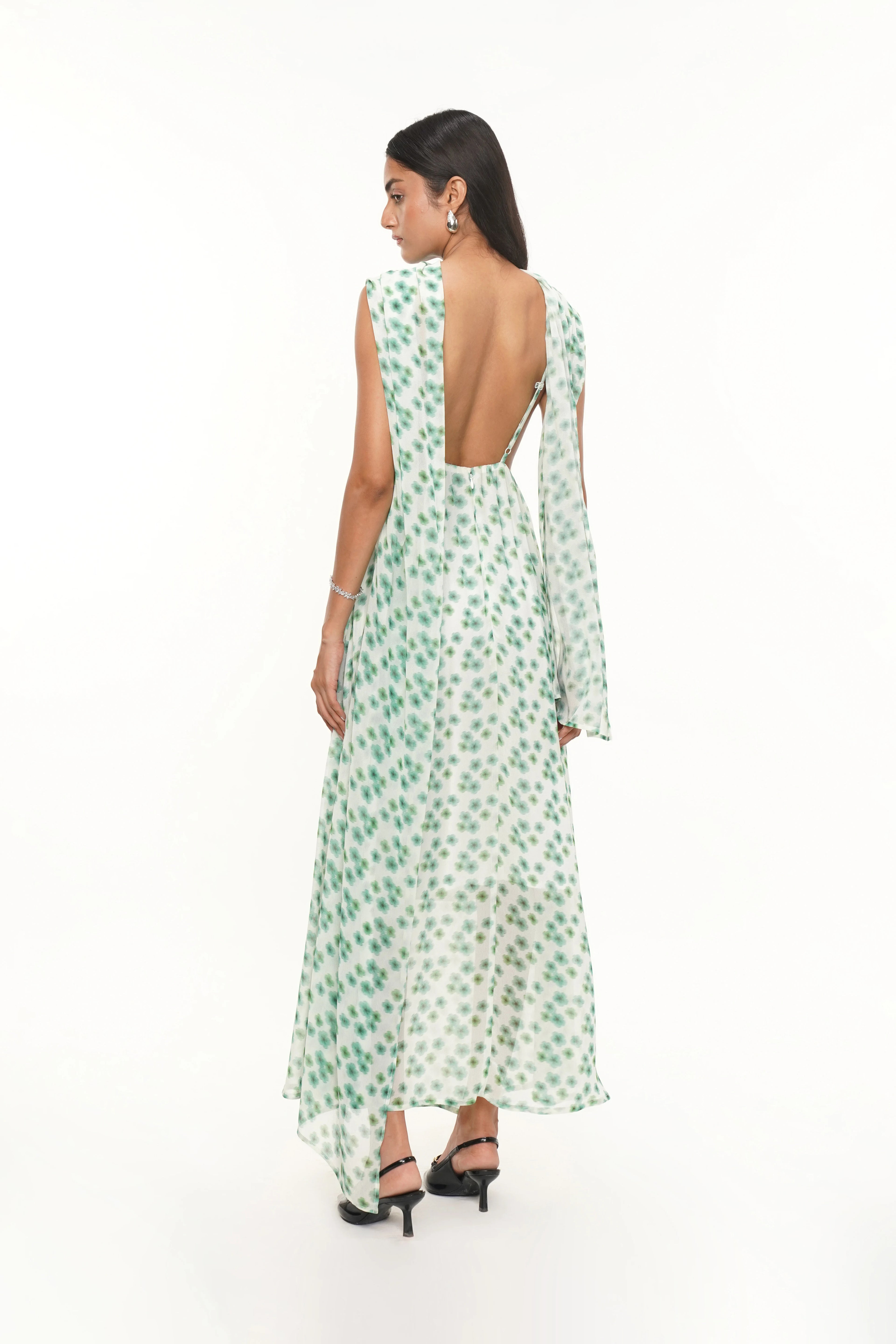 Spenser Printed Georgette Dress