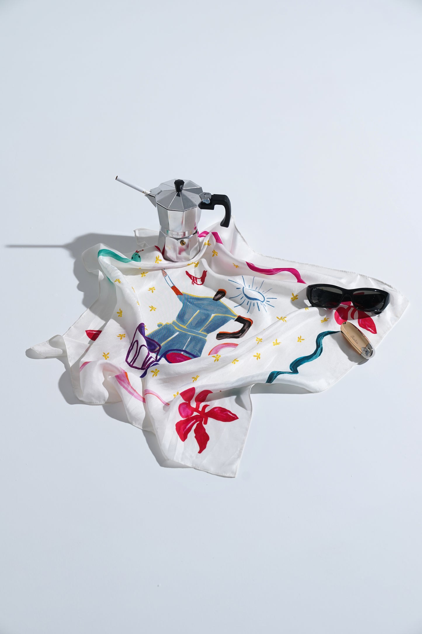 South of France Silk Scarf