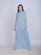 French Wrap Linen Co-Ord Set