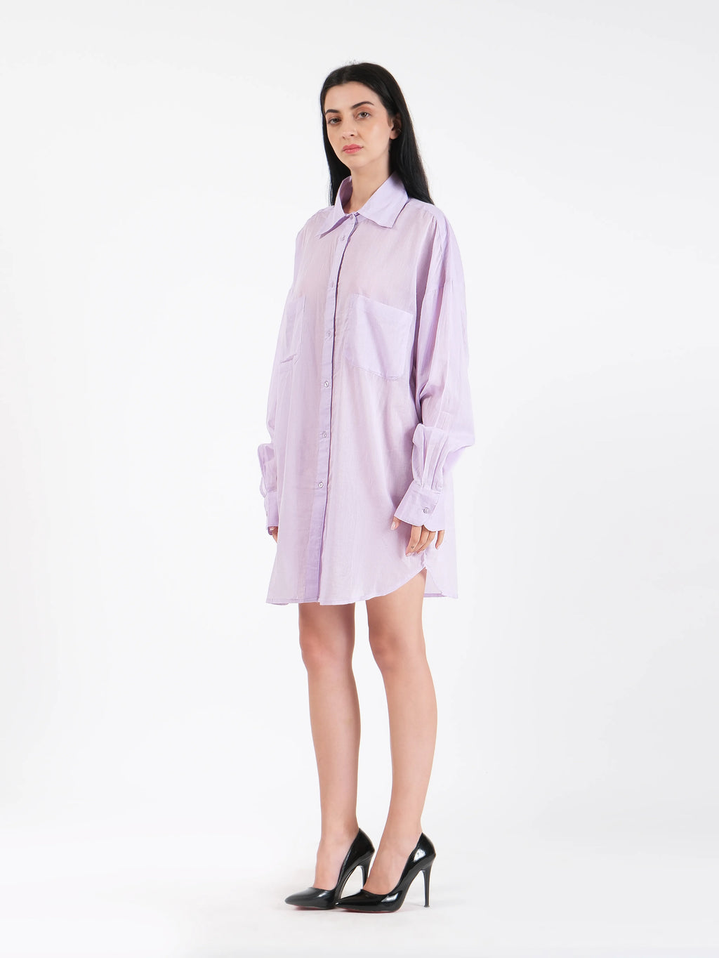 Chemise en coton Juliette Lavender