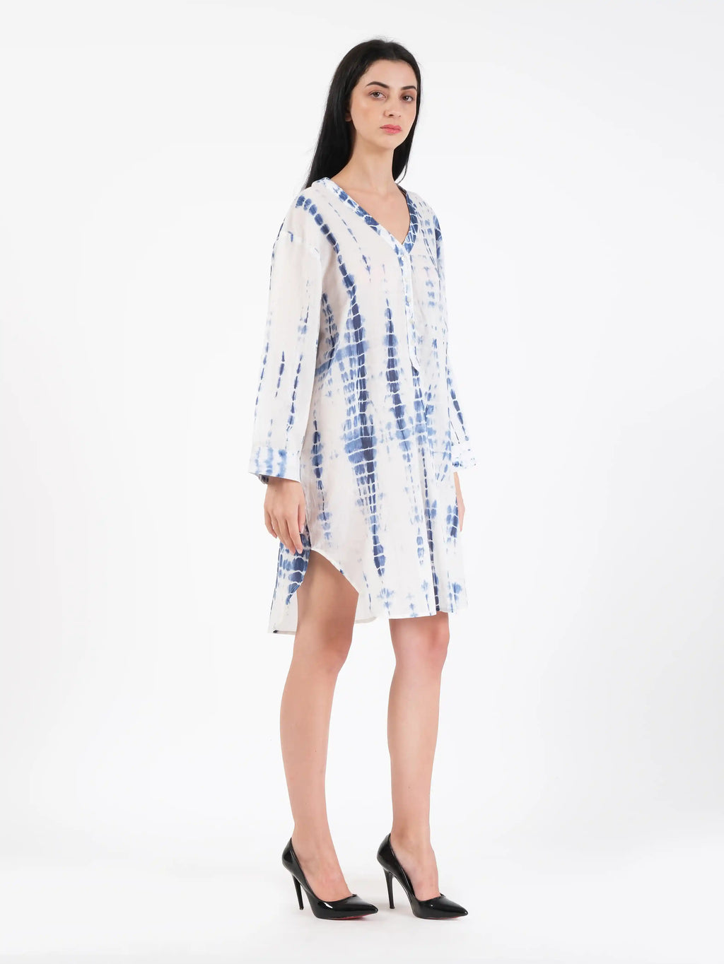 Oceane Blue Cotton Shirt