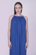 Celeste Royal Blue Linen Dress
