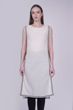 Gigi White Cotton Kurti Top
