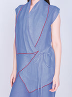 French Wrap Linen Co-Ord Set