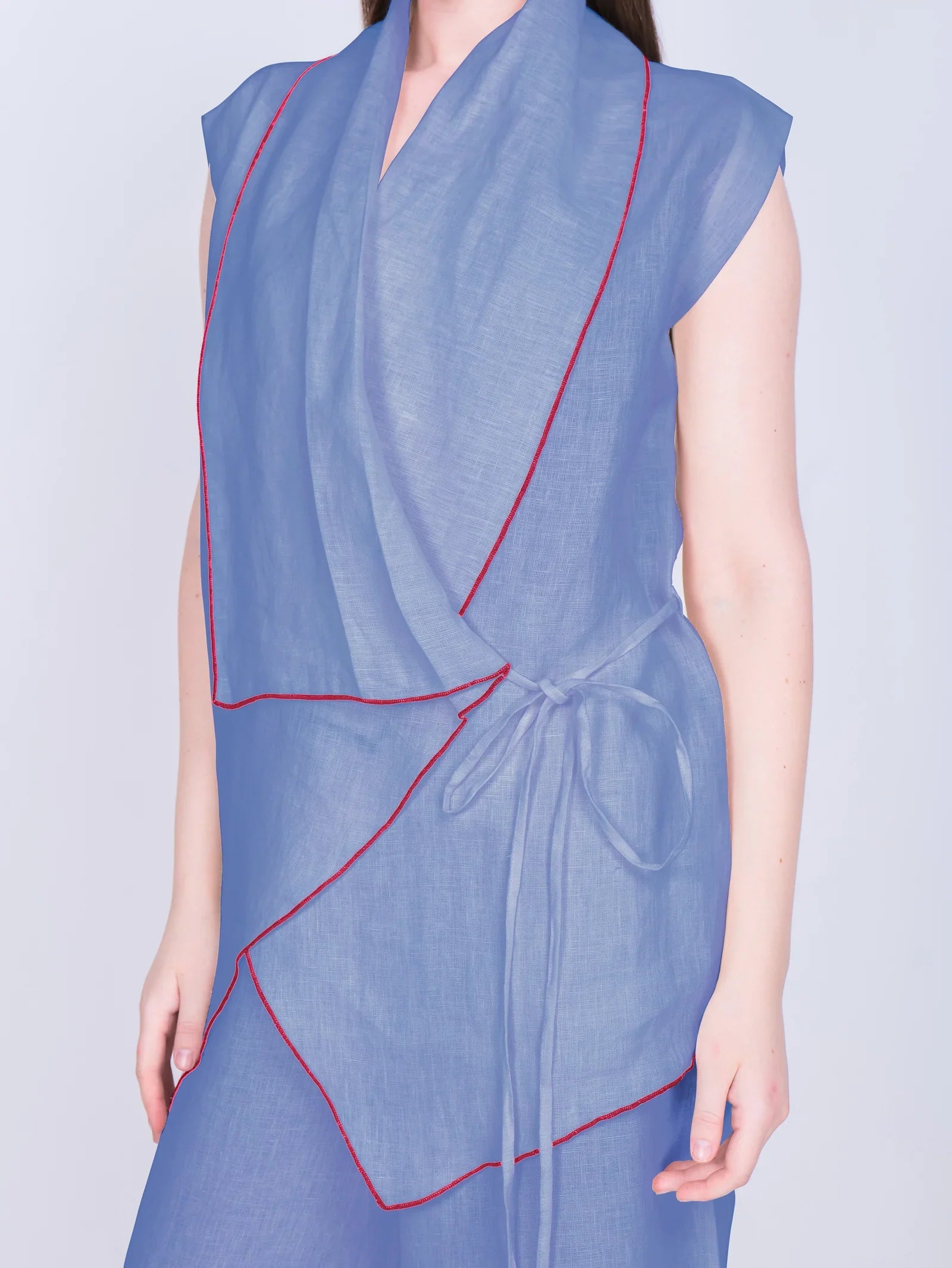 French Wrap Linen Co-Ord Set