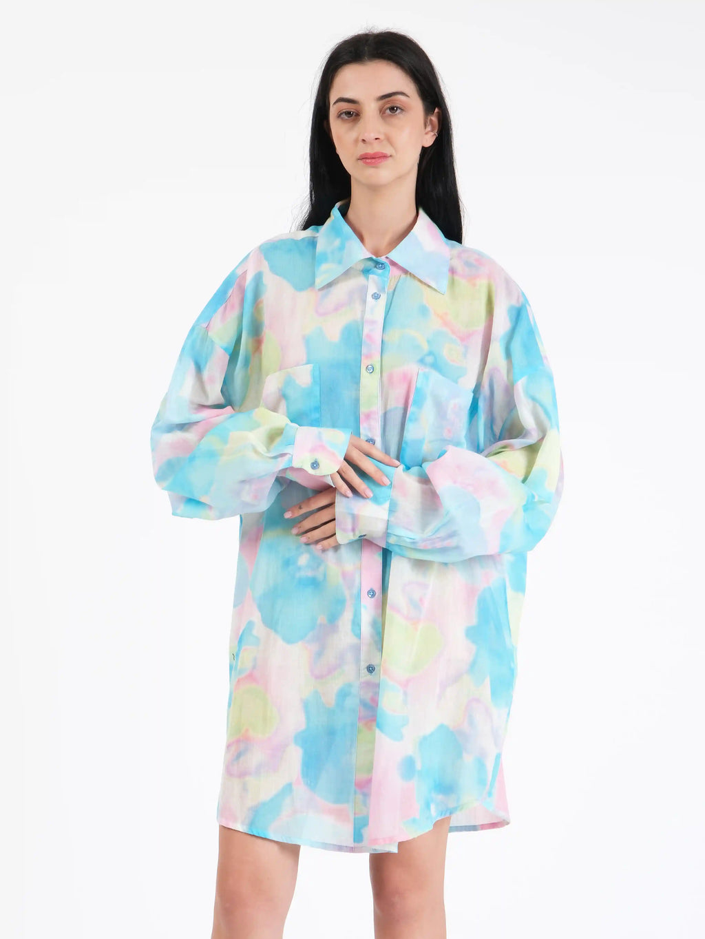 Lina Dyed Cotton Shirt