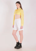 Butter Yellow Linen Crop Top