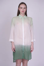 Noor Green Cotton Shirt