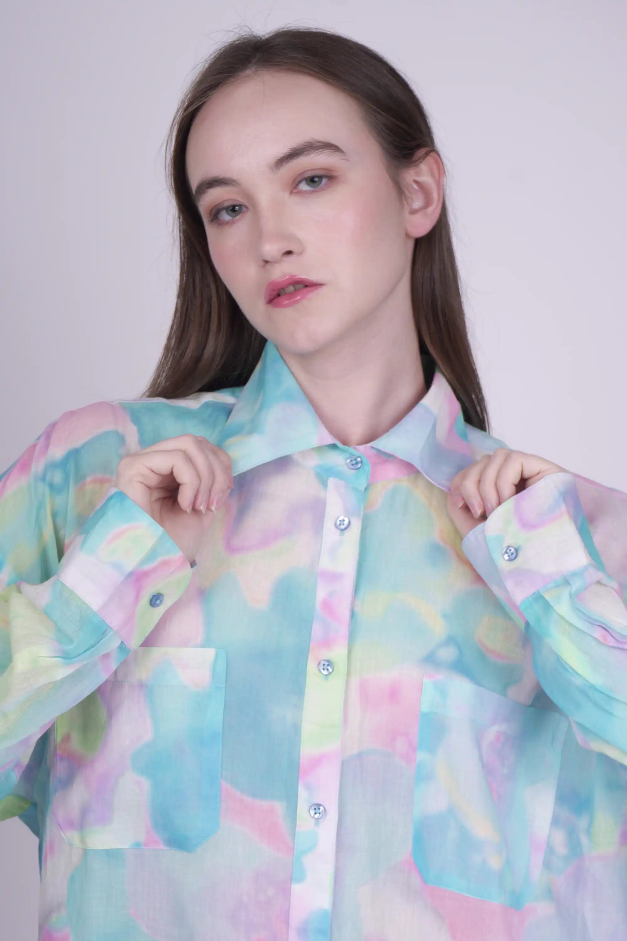 Lina Dyed Cotton Shirt