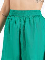 Lilou Green Cotton Short