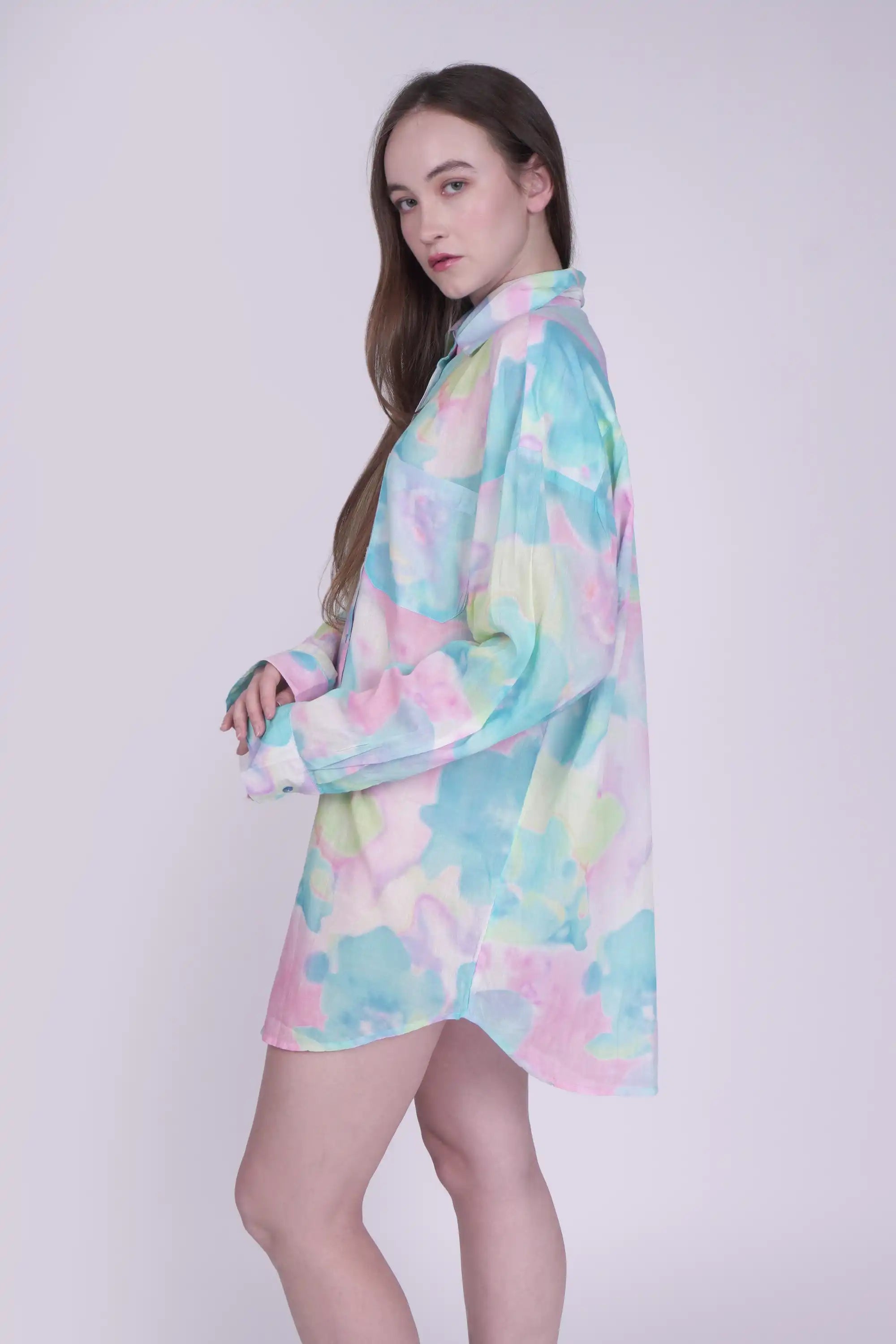 Lina Dyed Cotton Shirt