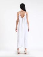 Celeste White Linen Dress