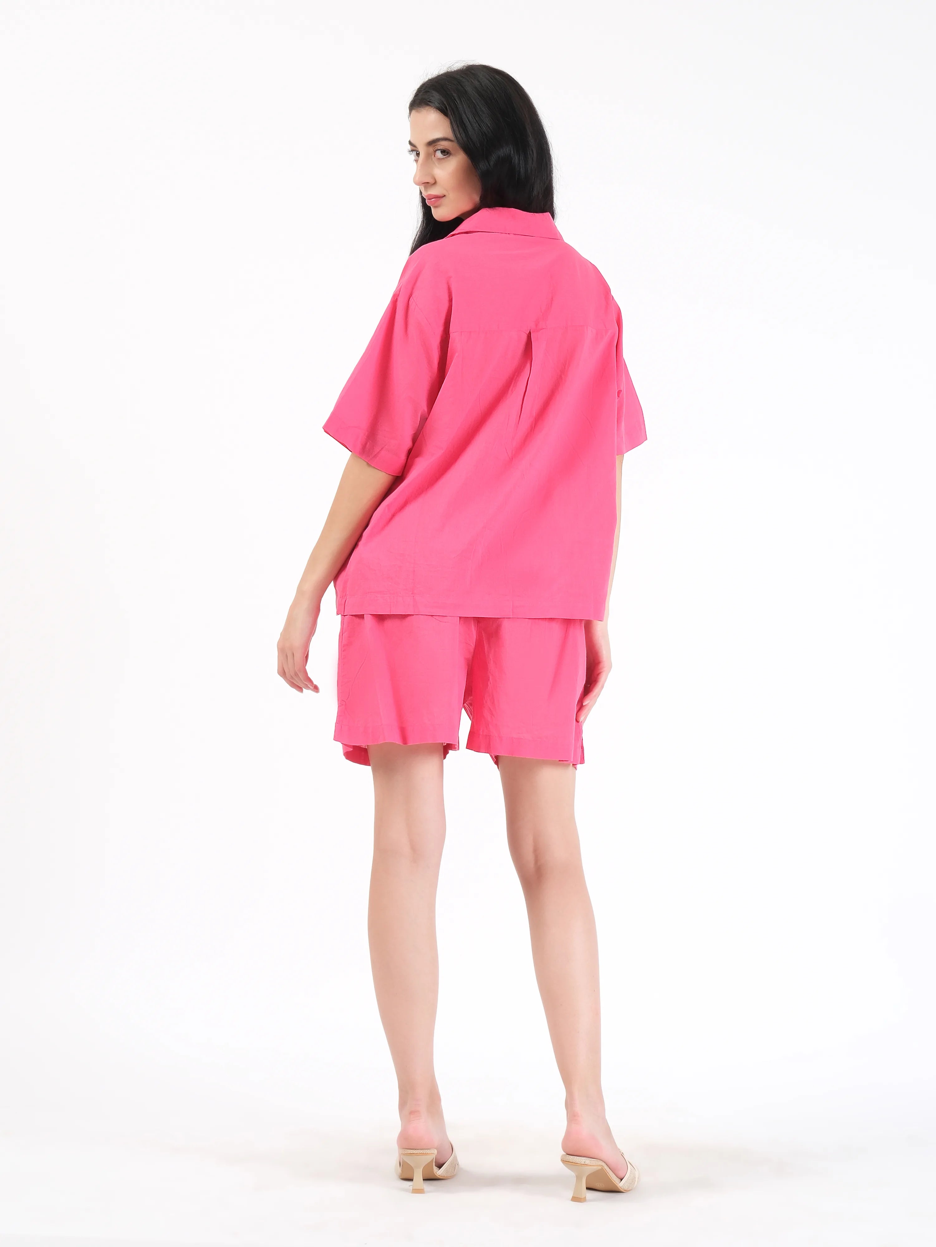 Lilou Pink Cotton Set