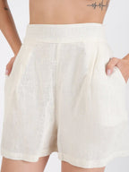 Alix White Linen Shirt