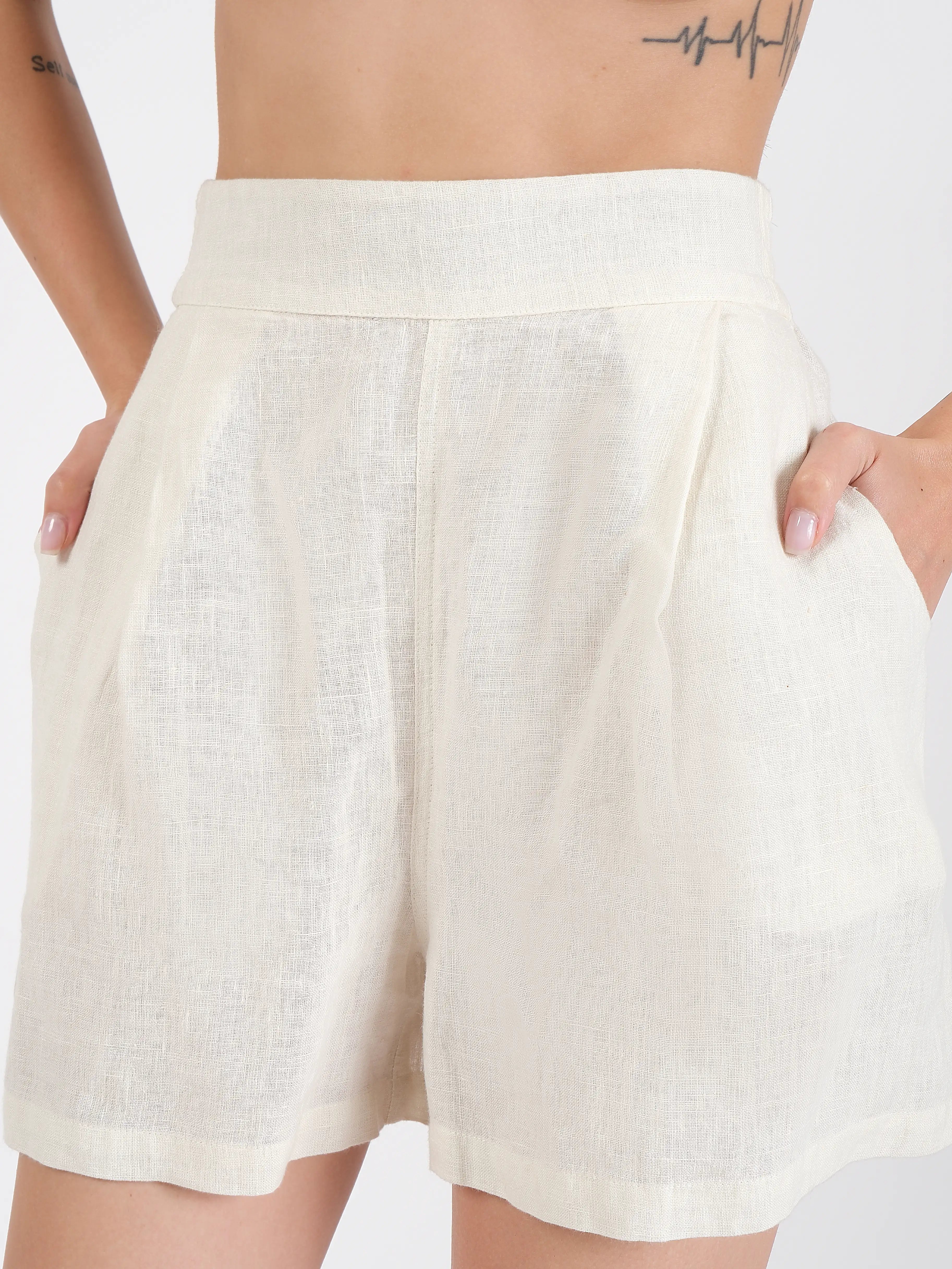 Alix White Linen Shirt