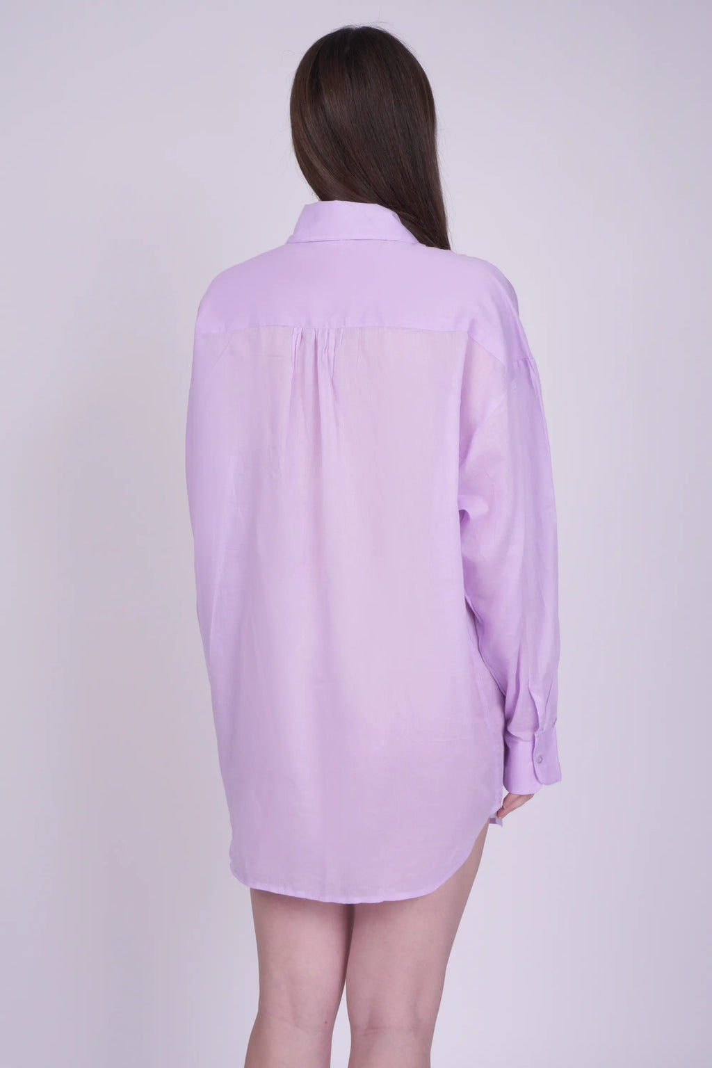 Juliette Lavender Cotton Shirt