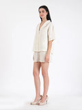Alix White Linen Shirt