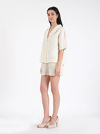 Alix White Linen Shirt