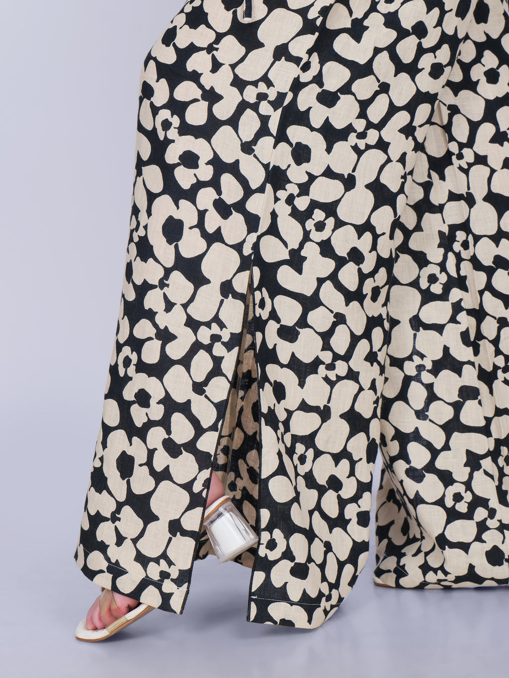 Printed French Wrap Linen Co-Ord Set