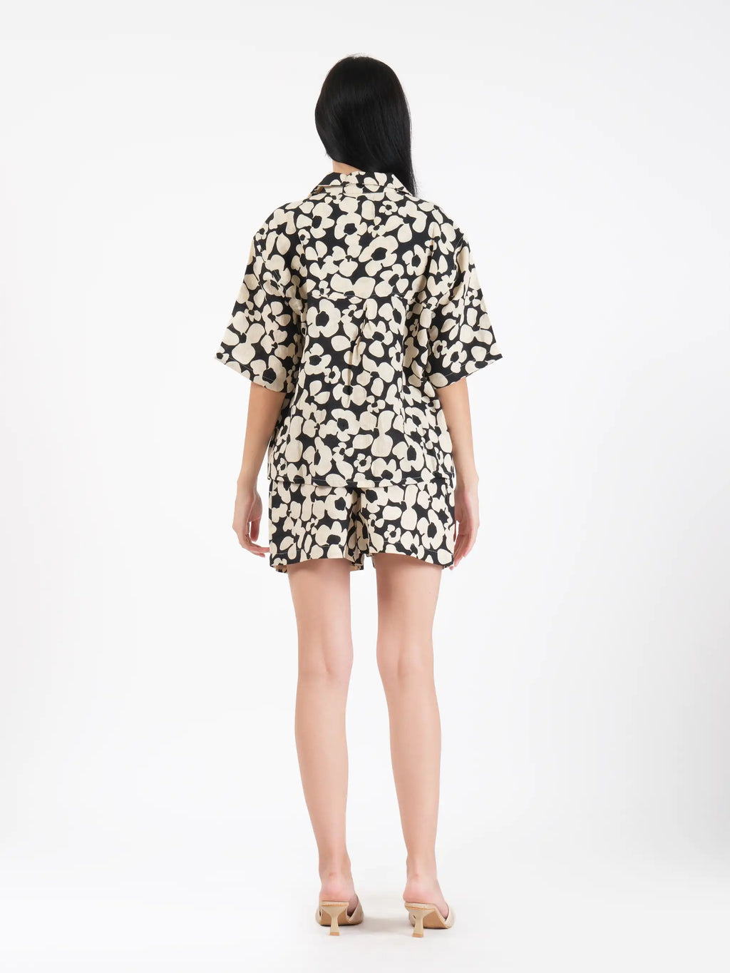 Louna Printed Linen Short