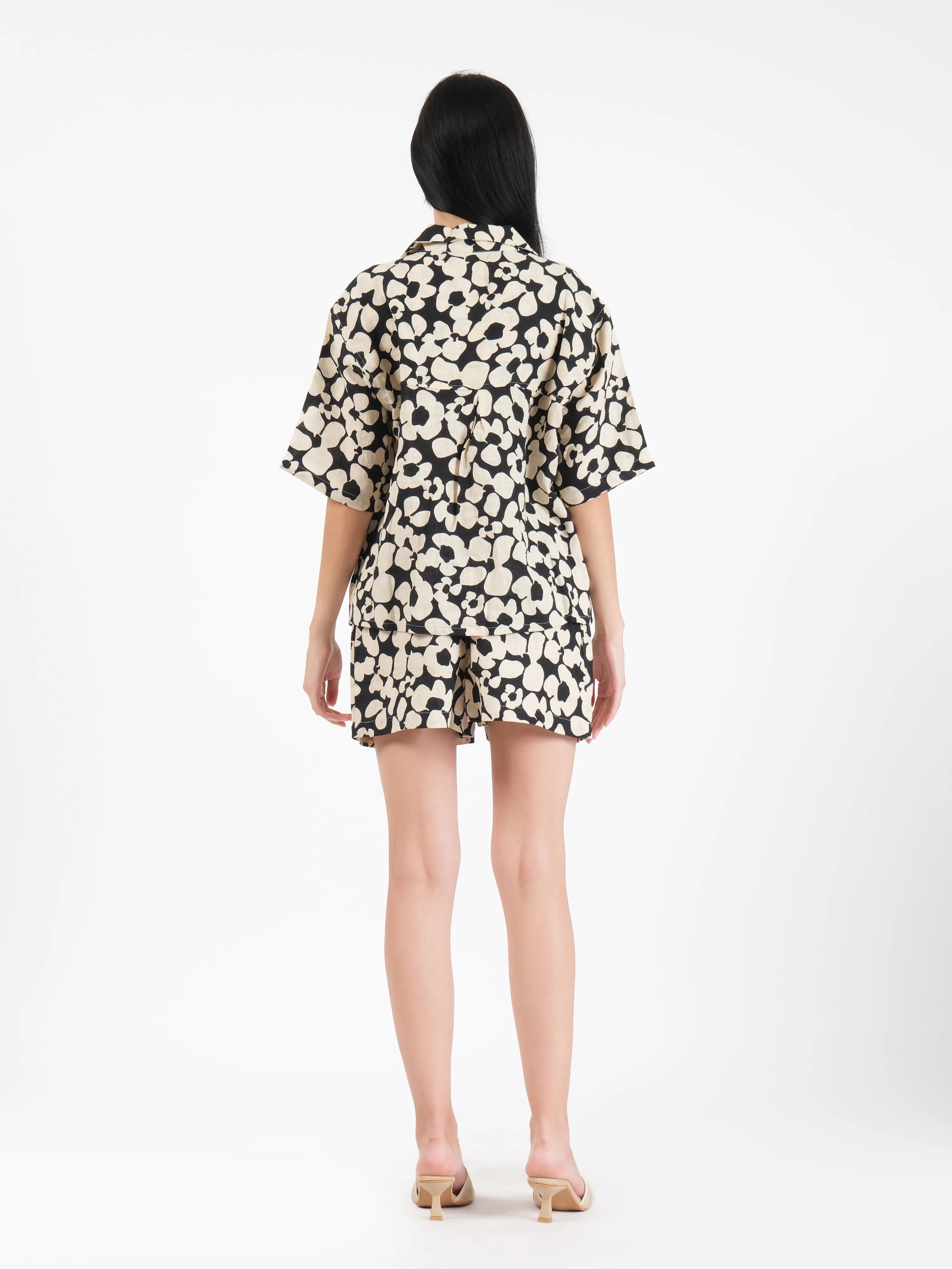 Louna Printed Linen Shirt