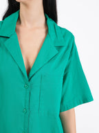 Lilou Green Cotton Set