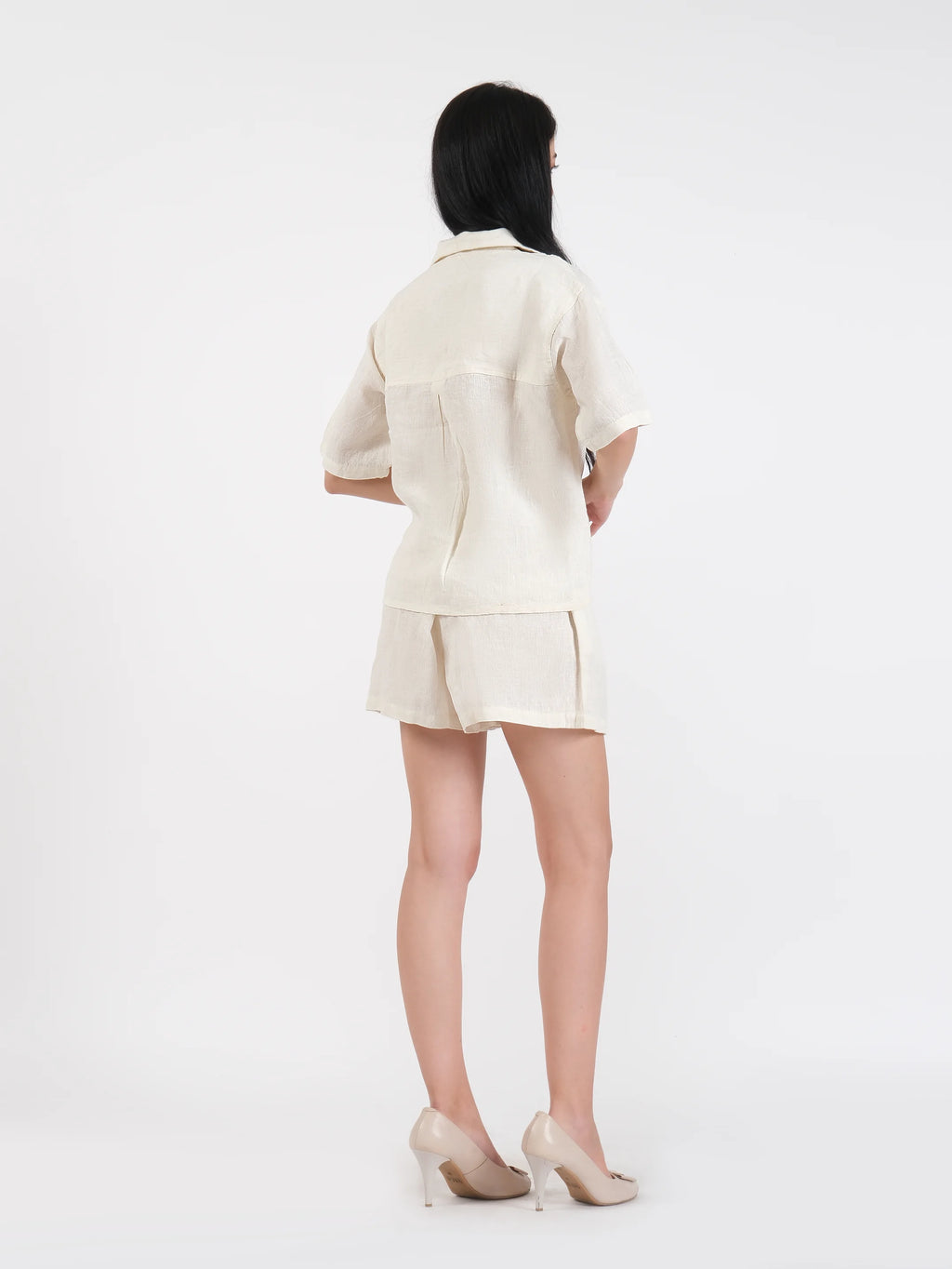 Alix White Linen Shirt