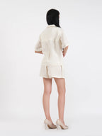Alix White Linen Shirt