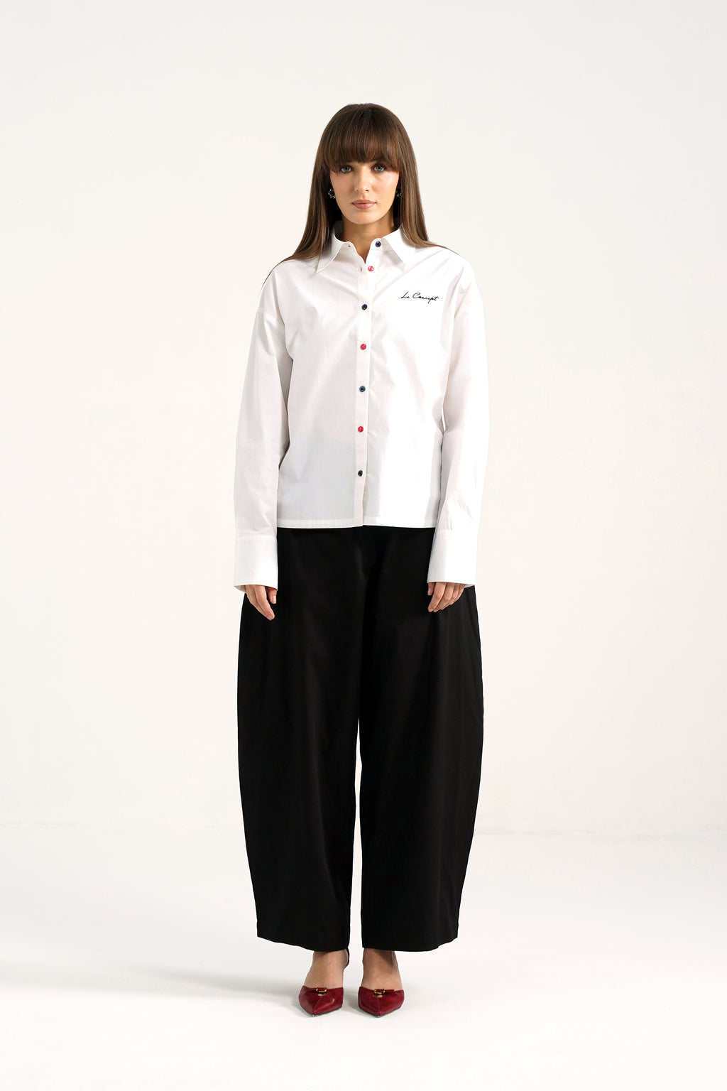 Vivi White Cotton Shirt