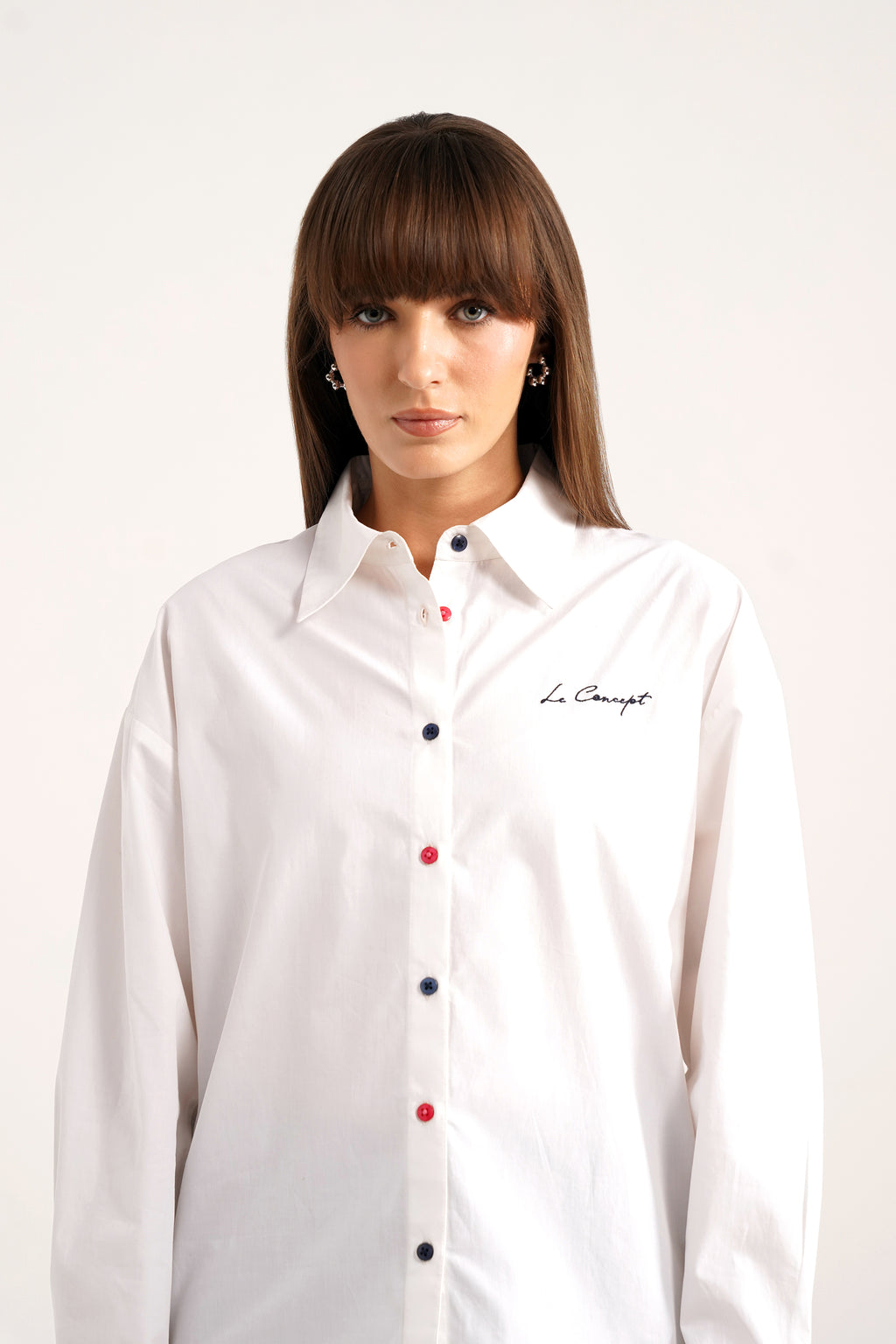 Vivi White Cotton Shirt