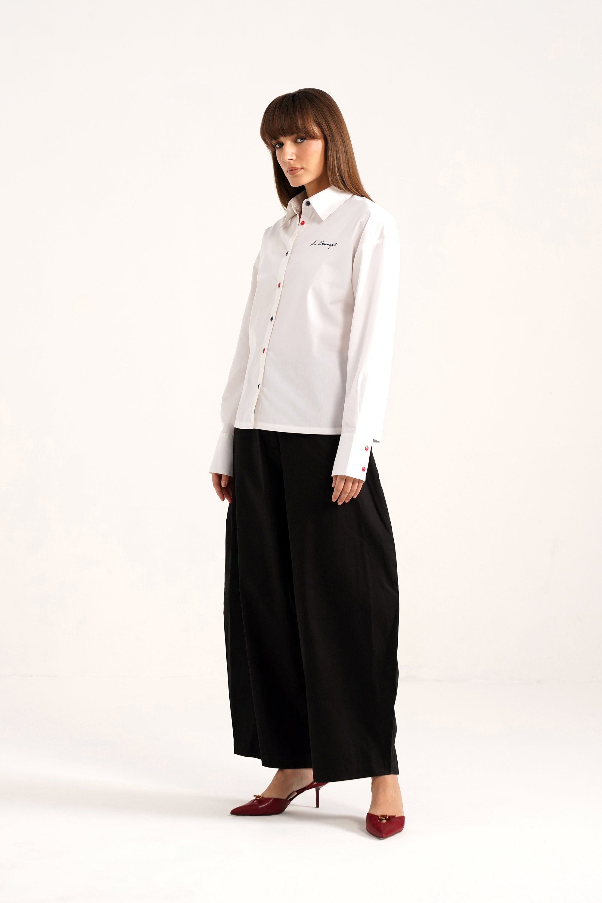 Vivi White Cotton Shirt