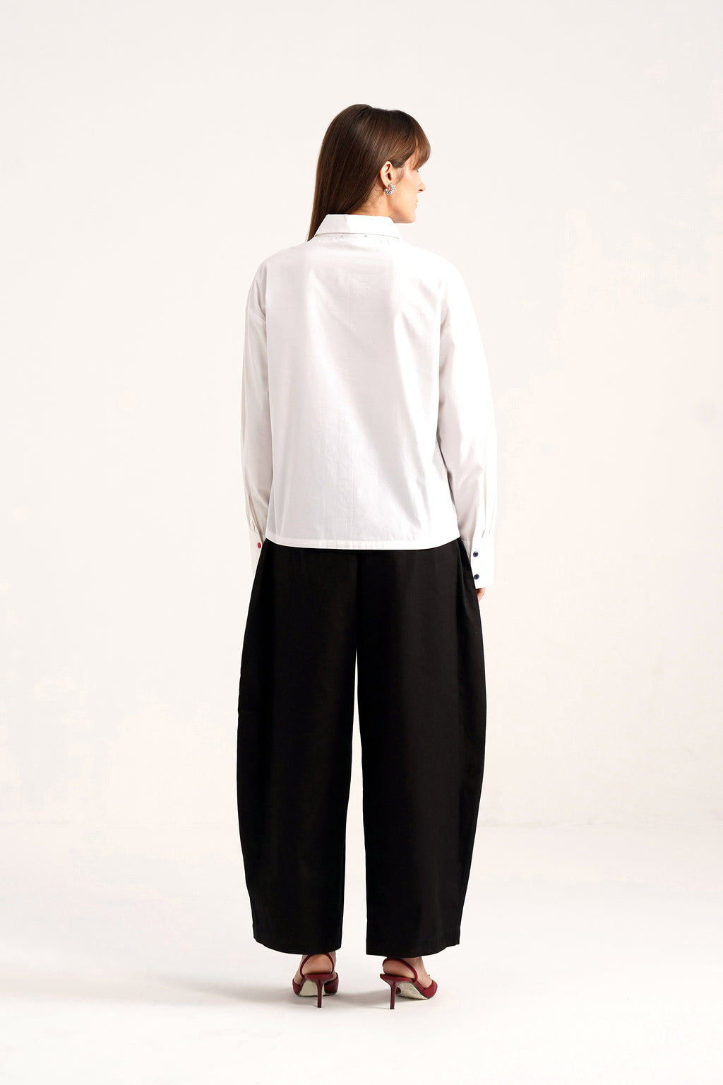Vivi White Cotton Shirt