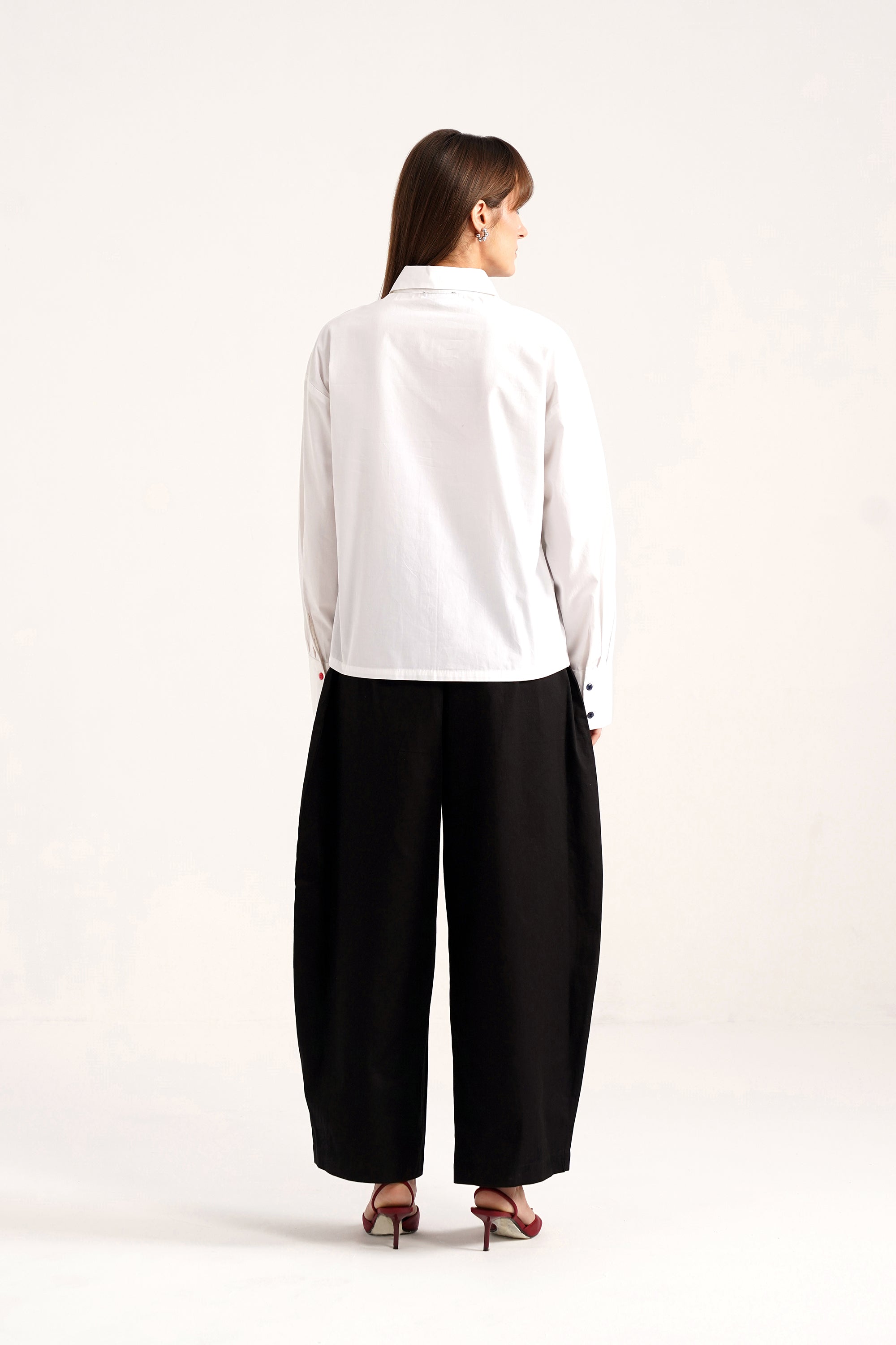 Vivi White Cotton Shirt