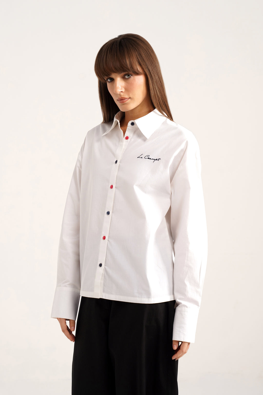 Vivi White Cotton Shirt