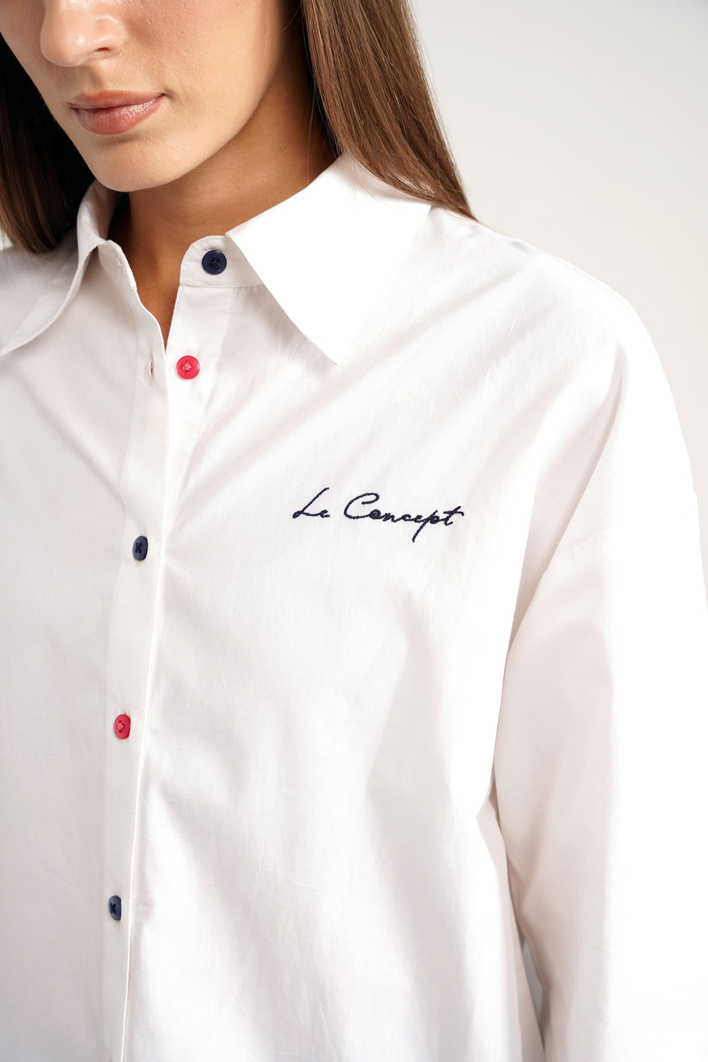 Vivi White Cotton Shirt