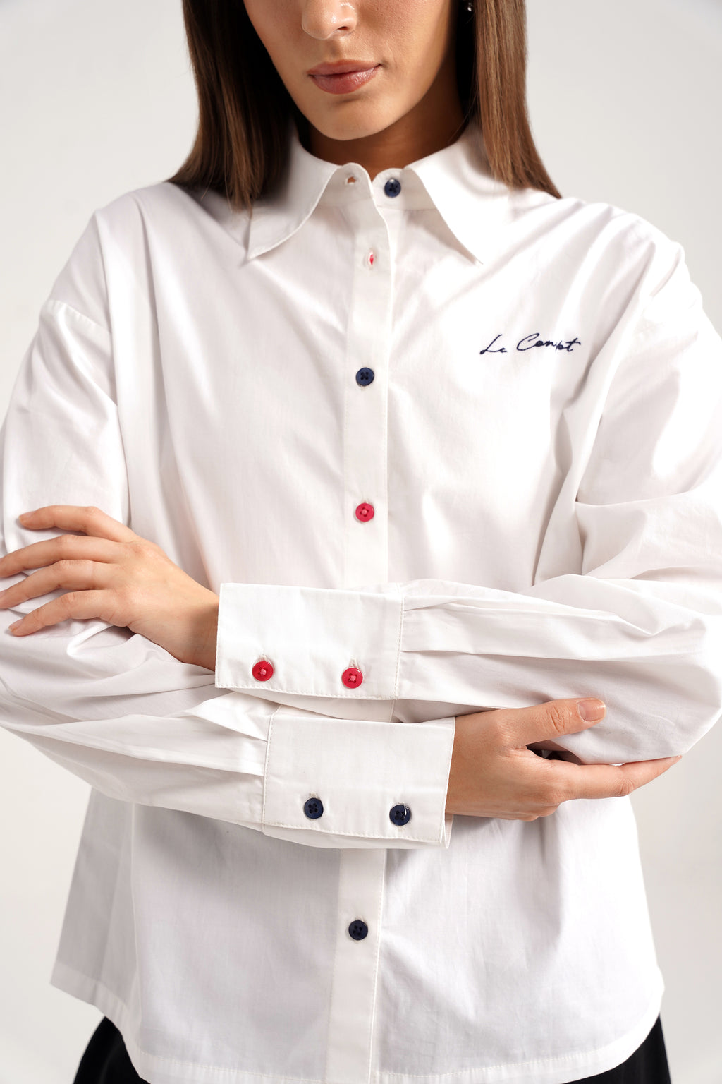 Vivi White Cotton Shirt