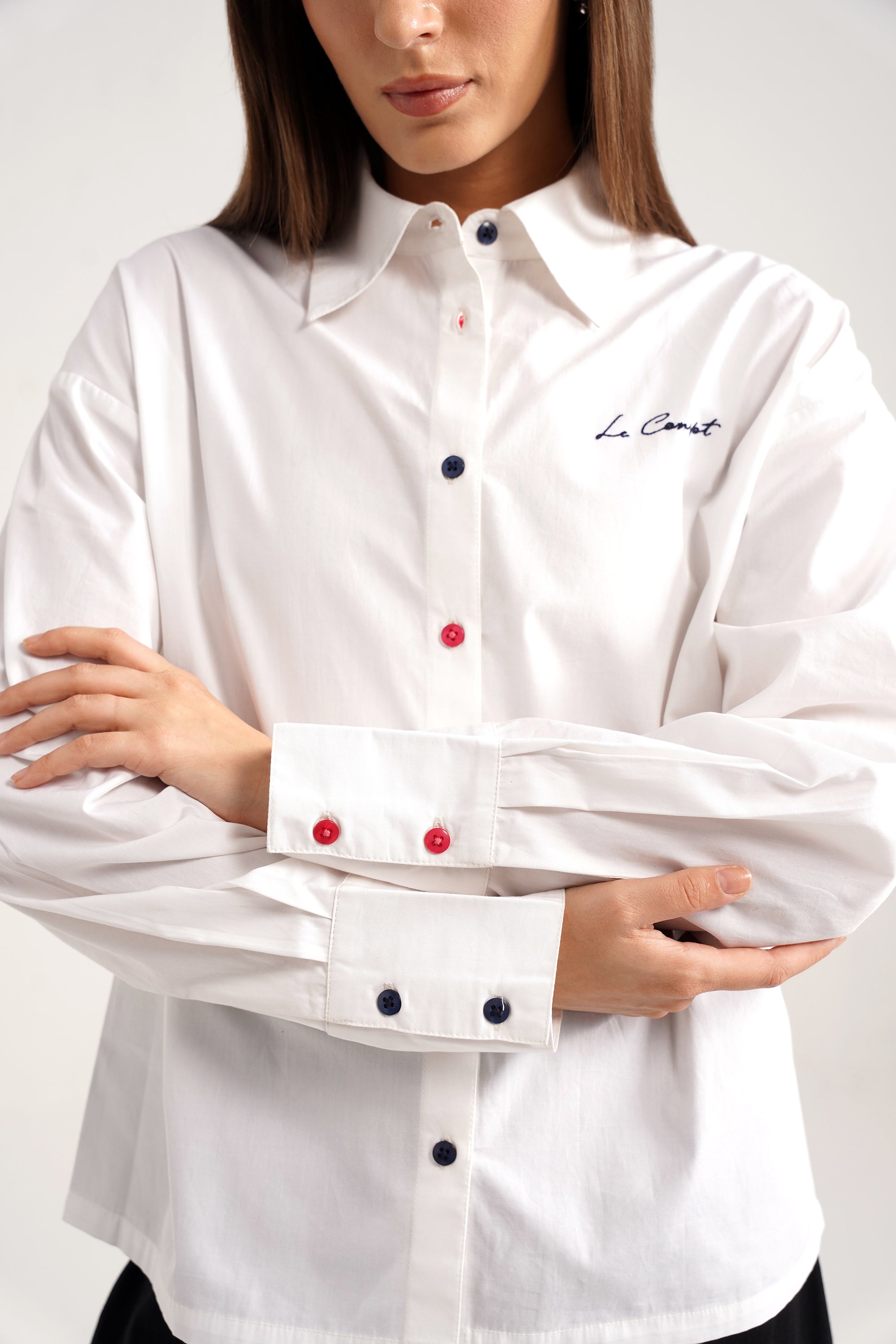 Vivi White Cotton Shirt