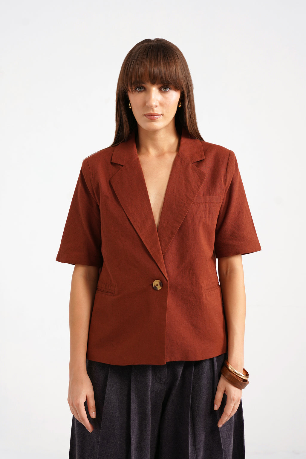 Suzi Relaxed Linen Jacket