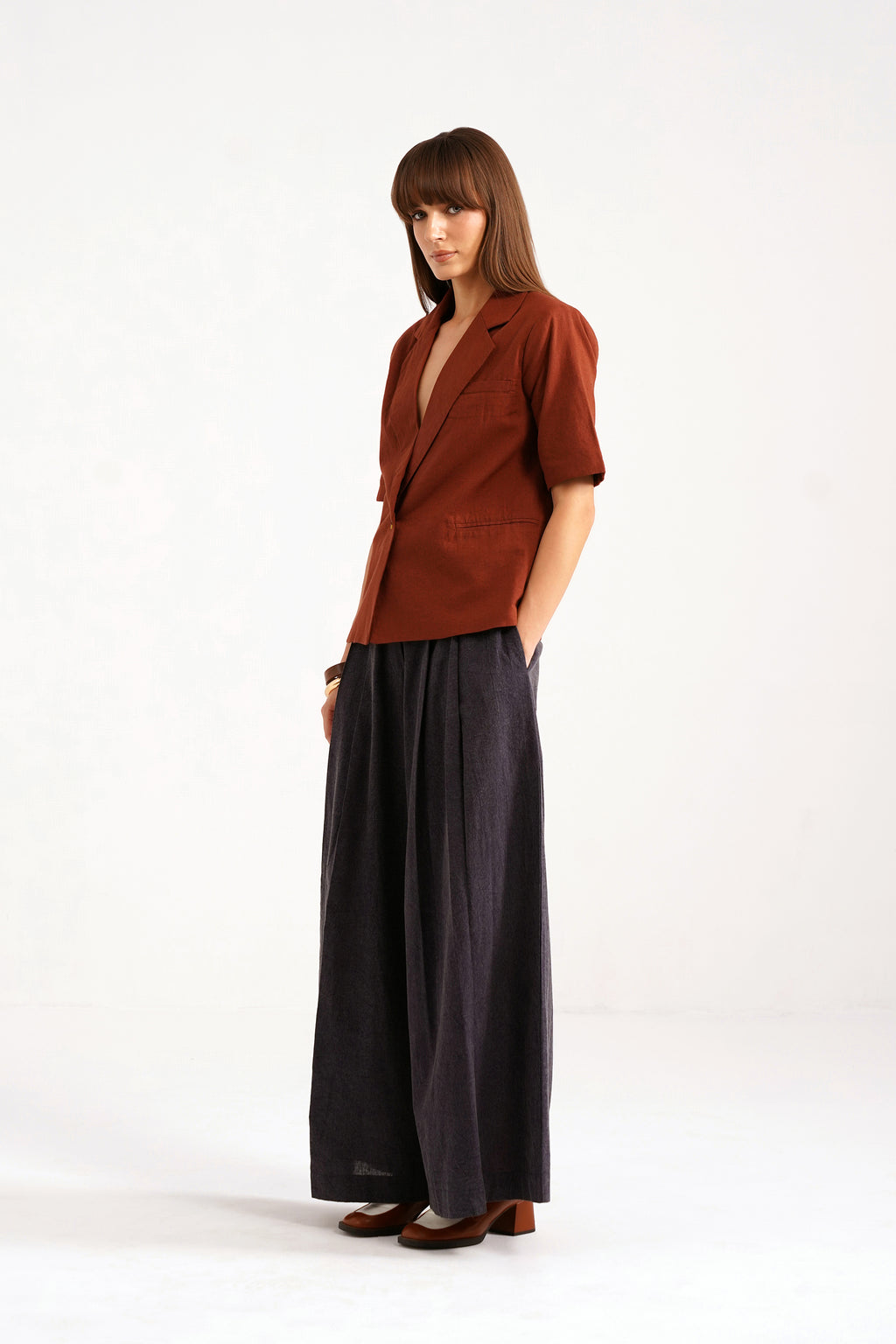 Sash Wide Leg Pants