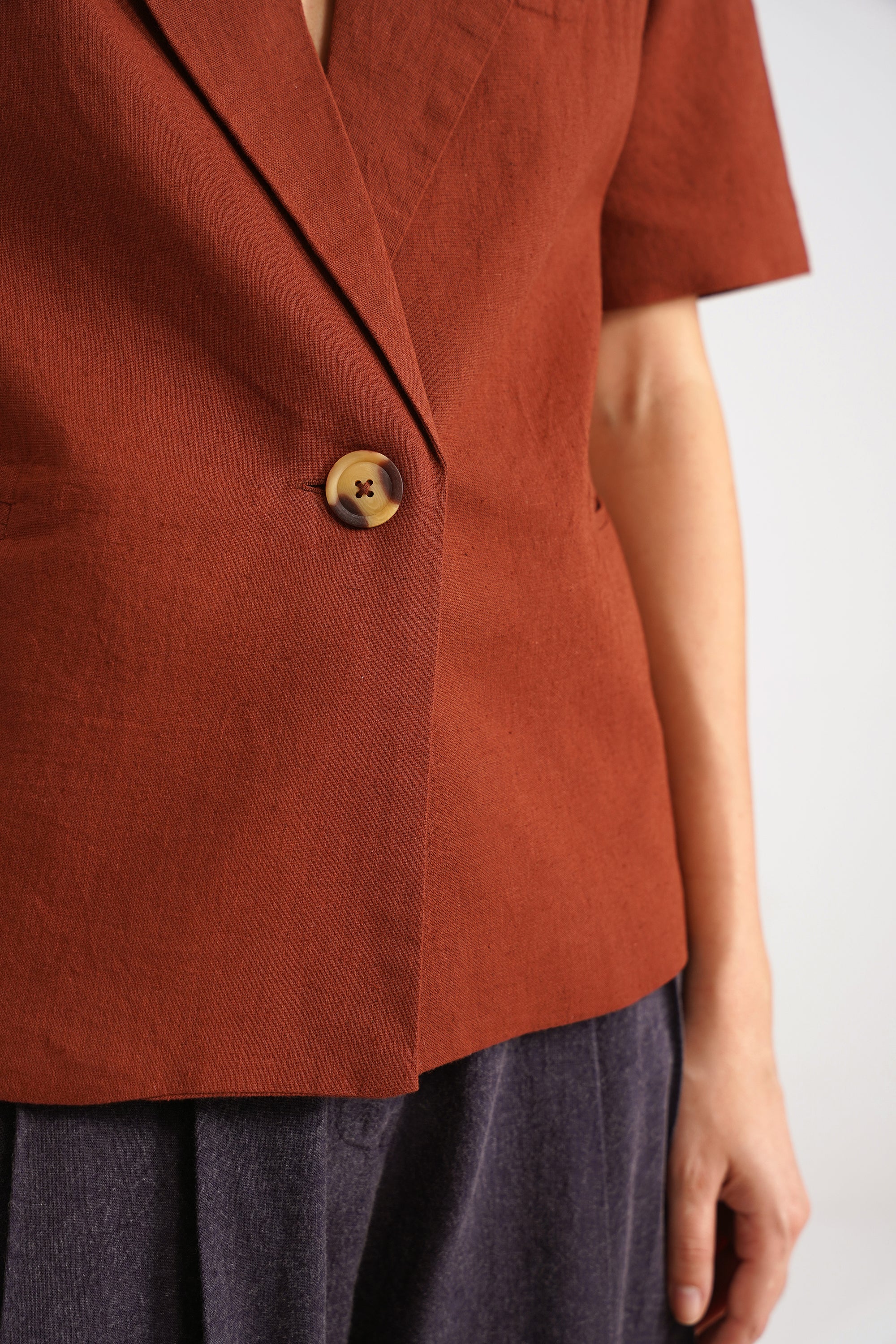 Suzi Relaxed Linen Jacket