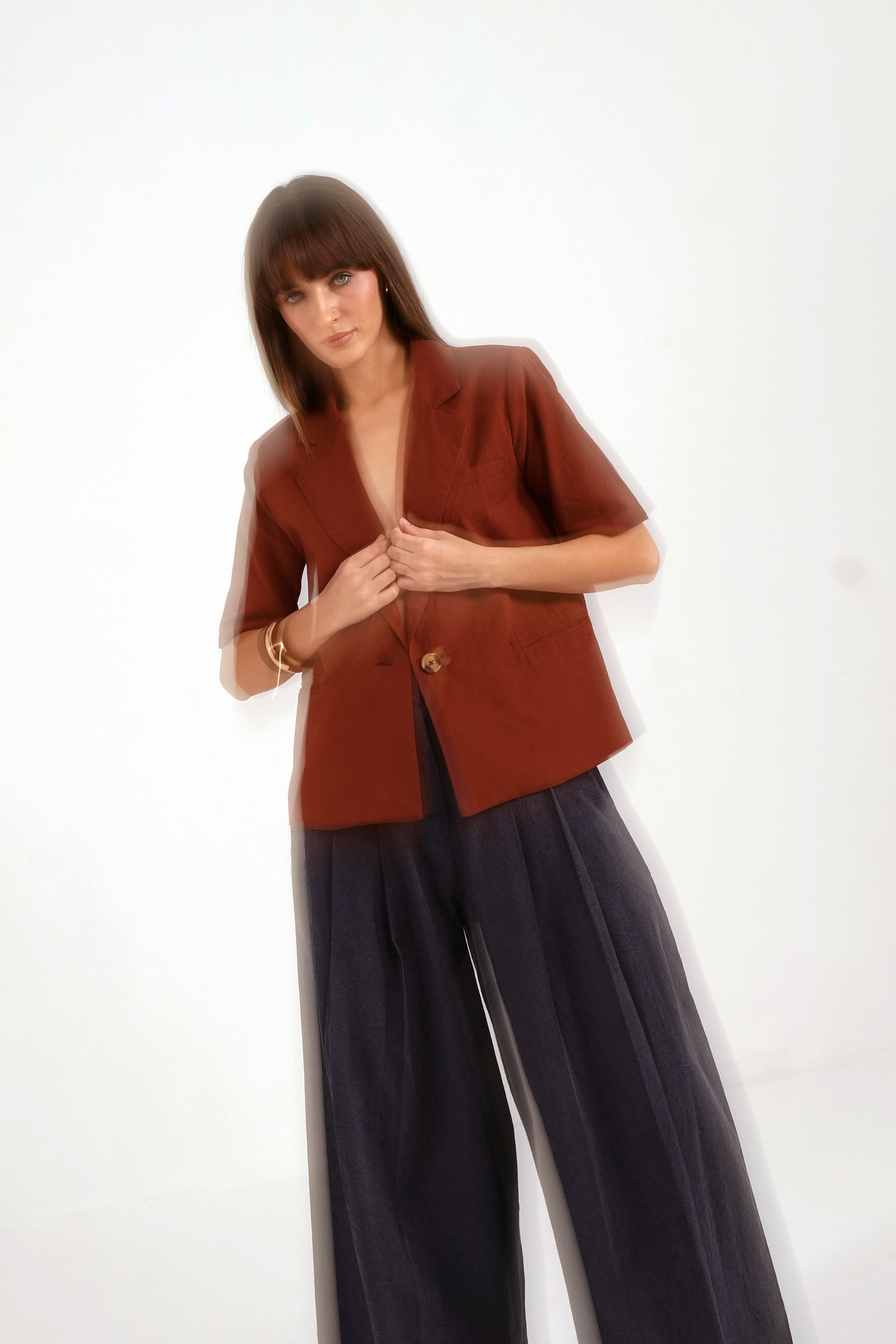 Suzi Relaxed Linen Jacket