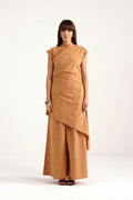 Sandrine Tan Emb. Co-ord set
