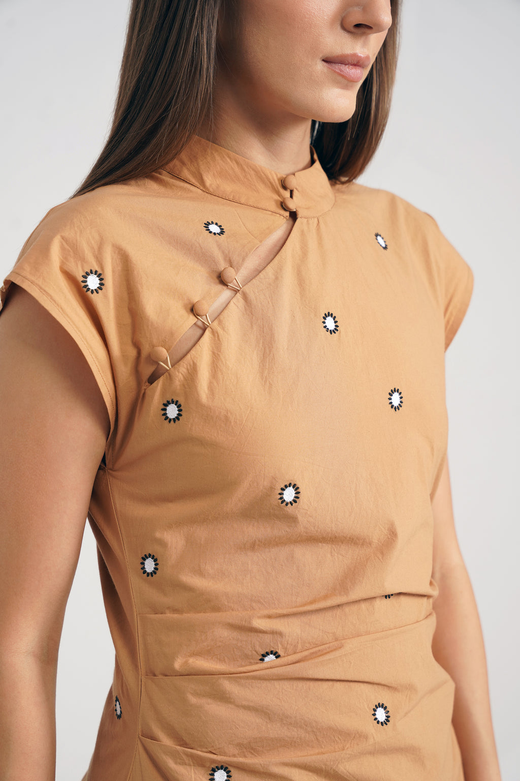 Faustine Emb Dress