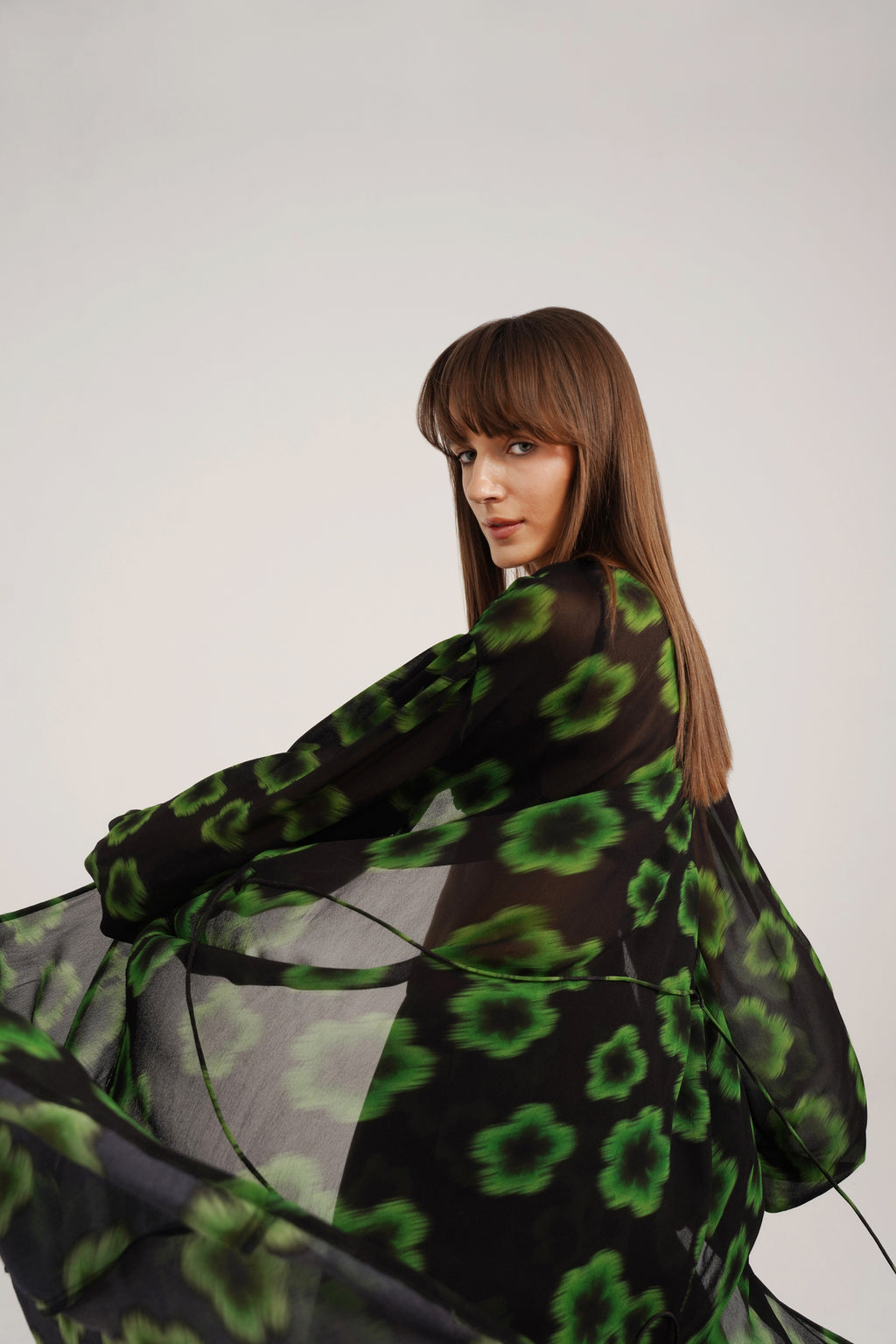 Neo Printed Georgette Cape