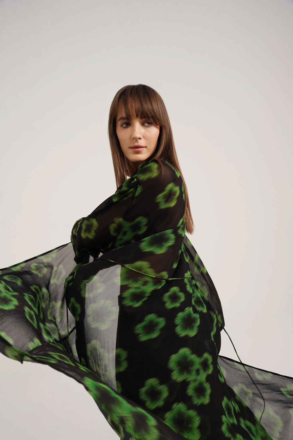 Neo Printed Georgette Cape