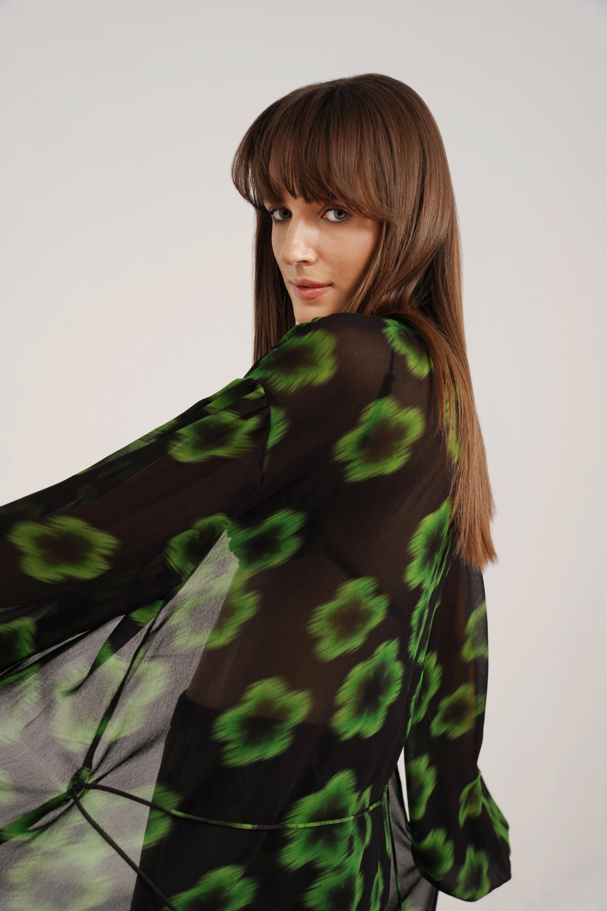 Neo Printed Georgette Cape
