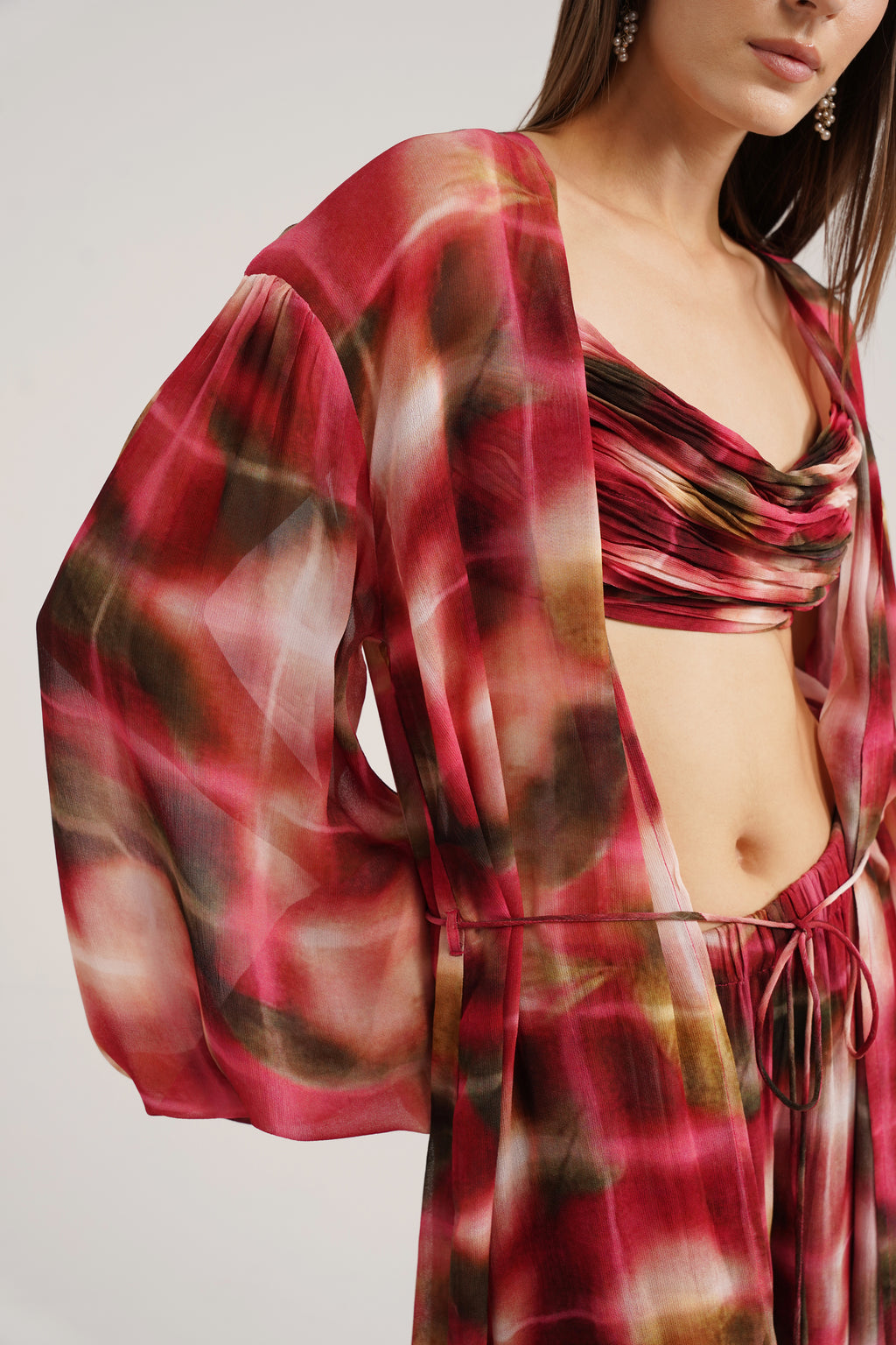 Neo Printed Georgette Cape